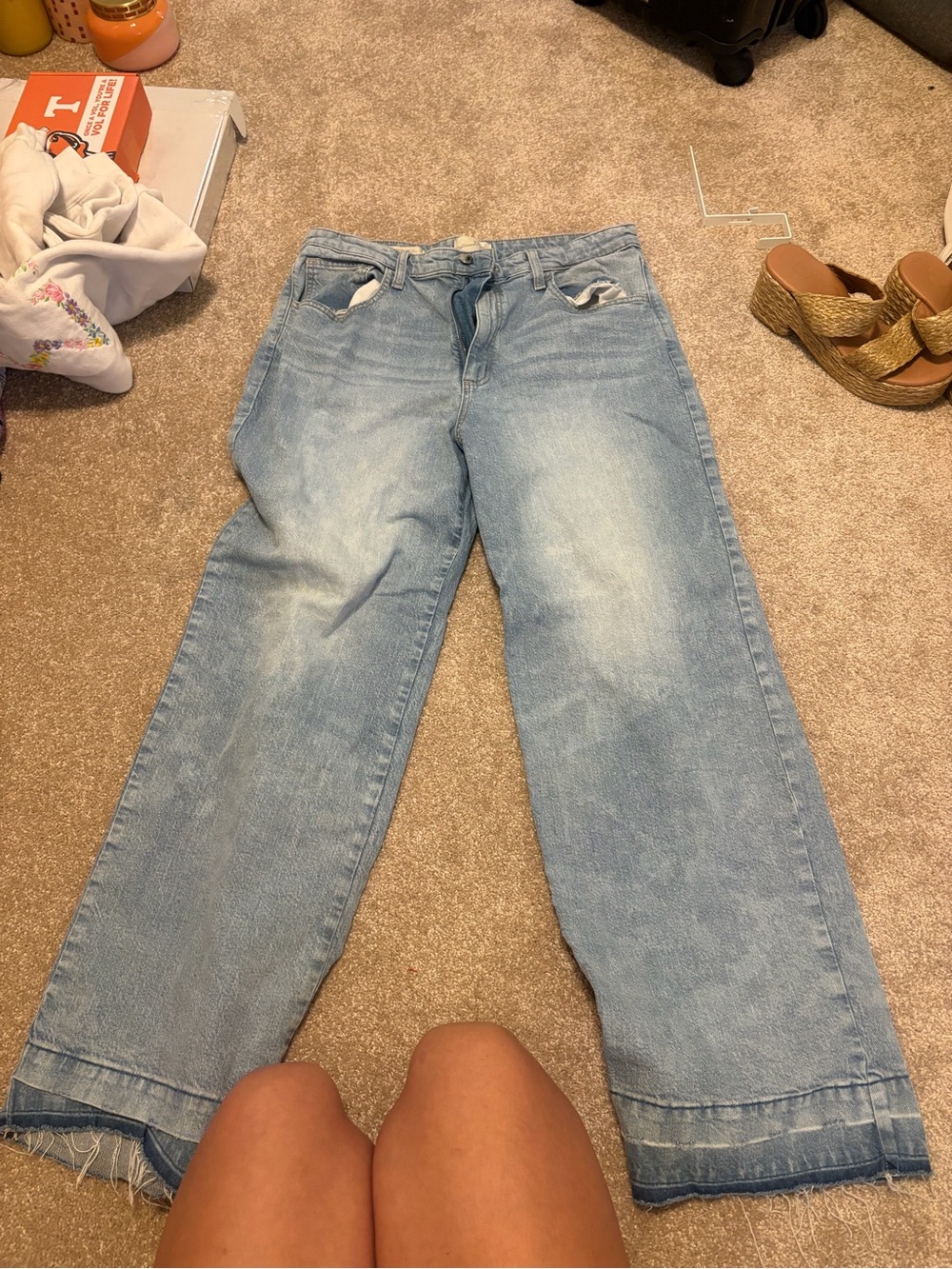 Universal Thread Light Blue Wide Leg Jeans